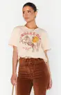 Travis Tee ~ Distressed Cowgirl Graphic(XS)