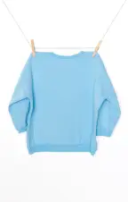 Davis Sweatshirt ~ Blue Mini Graphic(1T)