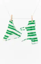 Little Annie Bikini ~ Center Court Stripe Micro Rib(1T)