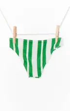Little Annie Bikini ~ Center Court Stripe Micro Rib(1T)