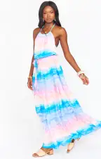 Isabella Maxi Dress ~ MUmaid Waves(XS)