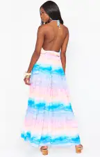 Isabella Maxi Dress ~ MUmaid Waves(XS)