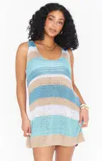 Summerly Mini Dress ~ Mermaid Crochet(XS)