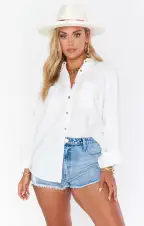 Presto Shirt ~ White Linen(XS)