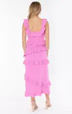 Greta Dress ~ Pink Lilac Stretch(XS)