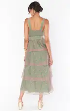 Cosmopolitan Midi Dress ~ Watermelon Floral(XS)