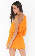 Trish Dress ~ Tangerine(XS)