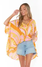 Peta Tunic ~ Caribbean Cocktail(XS)