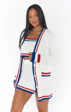 Below Deck Tank ~ USA Stripe Knit(XS)