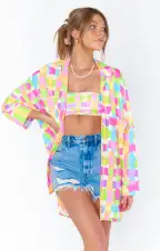 Seven Seas Top ~ Beach Picnic(XS)