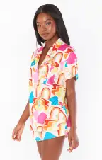 Sunday Morning Sleep Set ~ Rainbow Island Knit(XS)