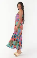 Uptown Slip Dress ~ Tropical Paradise(XS)