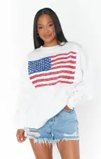 Stanley Sweatshirt ~ American Flag Graphic(XS)