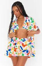Hendrix Shorts ~ Primary Paradise(XS)
