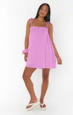 Scrunchie ~ Purple Pink Terry(OS)