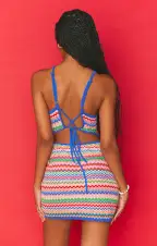 Kristen Cutout Dress ~ Summer Wave Knit(XS)