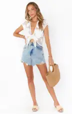 Washed Ashore Top ~ Wildflower Mesh(XS)