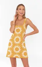 Mellow Mini Dress ~ Paradise Sun Knit(XS)