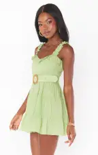 Jolene Mini Dress ~ Sage(XS)