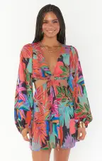 Go Out Cut Out Mini Dress ~ Tropical Paradise(XS)