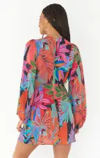 Go Out Cut Out Mini Dress ~ Tropical Paradise(XS)