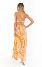 Marisol Maxi Dress ~ Caribbean Cocktail(XS)