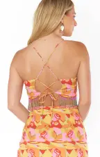 Rumba Top ~ Havana Beaded Sequins(XS)
