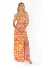 Rumba Maxi Skirt ~ Havana Beaded Sequins(XS)