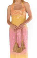 Samba Midi Dress ~ Sundown Ombre Sequins(XS)