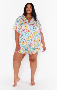 Sunday Morning PJ Set ~ Italian Picnic Jersey(XS)