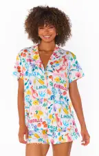 Sunday Morning PJ Set ~ Italian Picnic Jersey(XS)