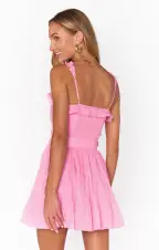 Jolene Mini Dress ~ Pink Lemonade(XS)
