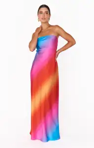 Taylor Tube Dress ~ Sunset Ombre(XS)
