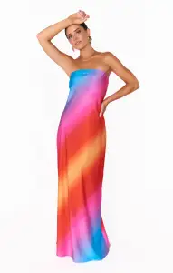 Taylor Tube Dress ~ Sunset Ombre(XS)