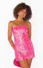 On My Way Dress ~ Pink Sequins(XS)