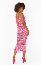Stella Smocked Dress ~ Pink Floral Soiree(XS)