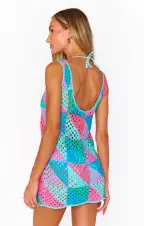 Tenny Coverup ~ Geo Crochet(XS)