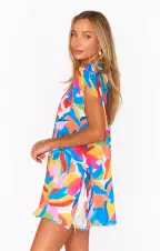 Tabby Tunic ~ Rainbow Pop(XS)