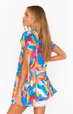 Tabby Tunic ~ Rainbow Pop(XS)