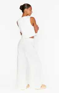 Vince Pants ~ White Linen(XS)