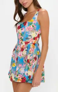 Nina Skort Dress ~ Blissful Garden Gala(XS)