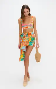 Iva Bow Skirt ~ Postcards From Italia(XS)