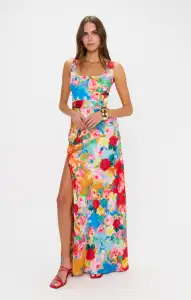Lana Maxi Dress ~ Sunset Garden Gala(XS)