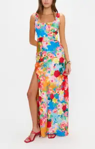 Lana Maxi Dress ~ Sunset Garden Gala(XS)