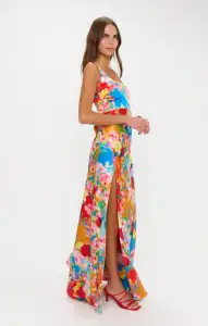 Lana Maxi Dress ~ Sunset Garden Gala(XS)