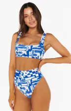 Hot Tub Top ~ Santorini Contour Scrunch(XS)