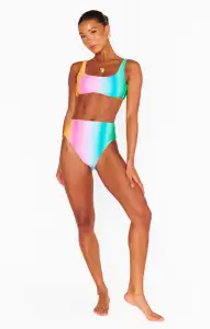 Sanibel Top ~ Ombre Contour Scrunch(XS)