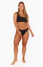 Float on Top ~ Black Scrunch(XS)