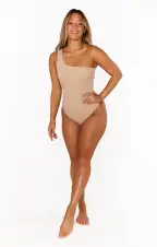 Anchor One Piece ~ Latte Scrunch(XS)