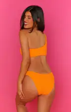 Silvana Bottom ~ Bright Orange Scrunch(XS)